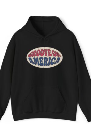 groove on america funny retro hoodie