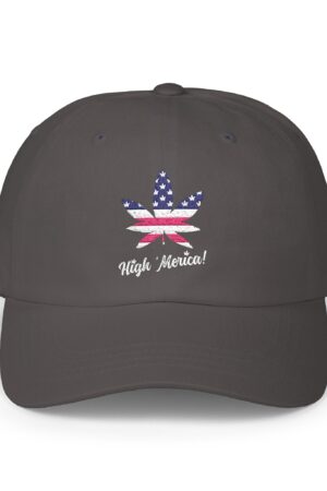 high 'merica! embroidered 420 dad hat
