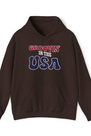 groovin' in the usa funny retro hoodie