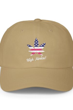 high 'merica! embroidered 420 dad hat
