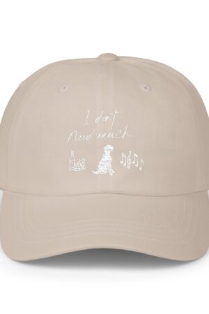 i don't need much funny wine drinking dad hat