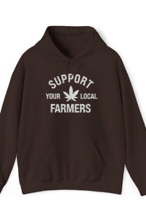 support your local farmers stoner hoodie