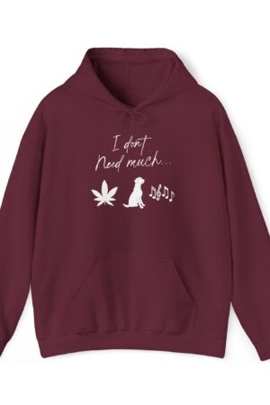i don't need much 420 stoner hoodie