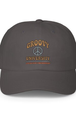 groovy university a place to get your groove on classic dad hat