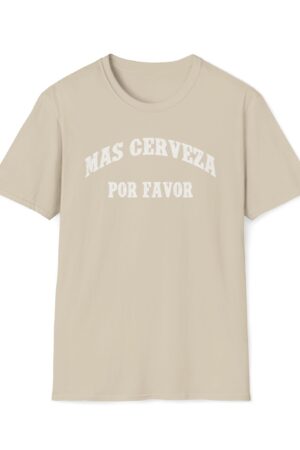 mas cerveza por favor funny drinking tee