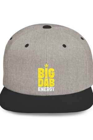 big dab energy 420 embroidered flat bill snapback cap