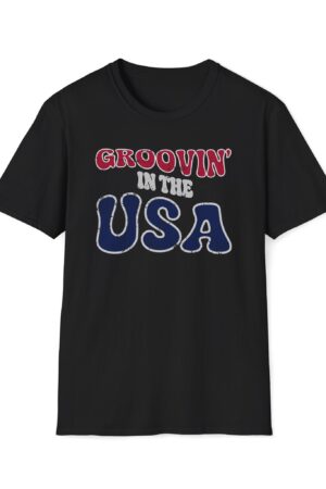 groovin' in the usa funny vintage tee