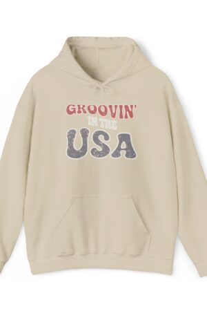 groovin' in the usa funny retro hoodie