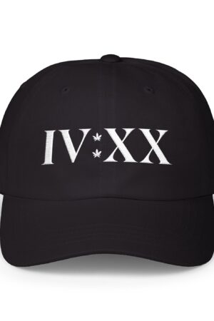 420 roman numerals embroidered 420 dad hat