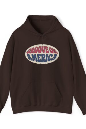 groove on america funny retro hoodie
