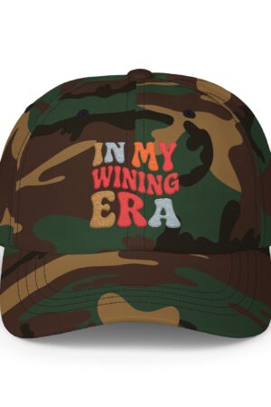 in my wining era funny drinking dad hat