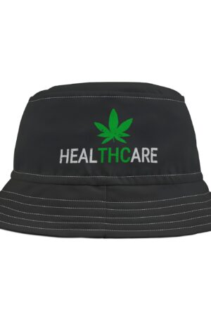 healthcare 420 black bucket hat