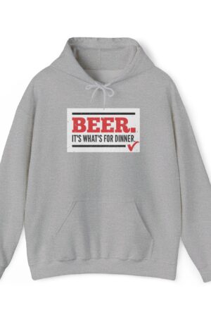 beer it's what's for dinner funny drinking hoodie