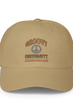 groovy university a place to get your groove on classic dad hat
