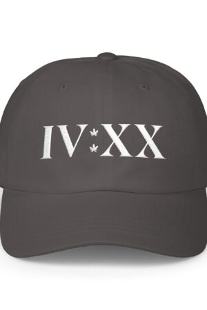 420 roman numerals embroidered 420 dad hat