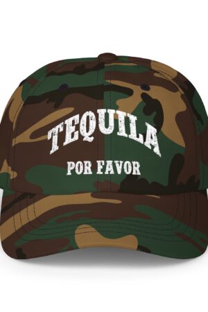 tequila por favor drinking dad hat