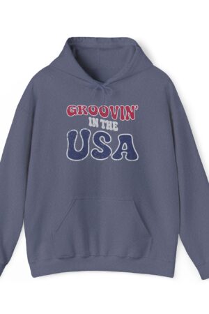 groovin' in the usa funny retro hoodie