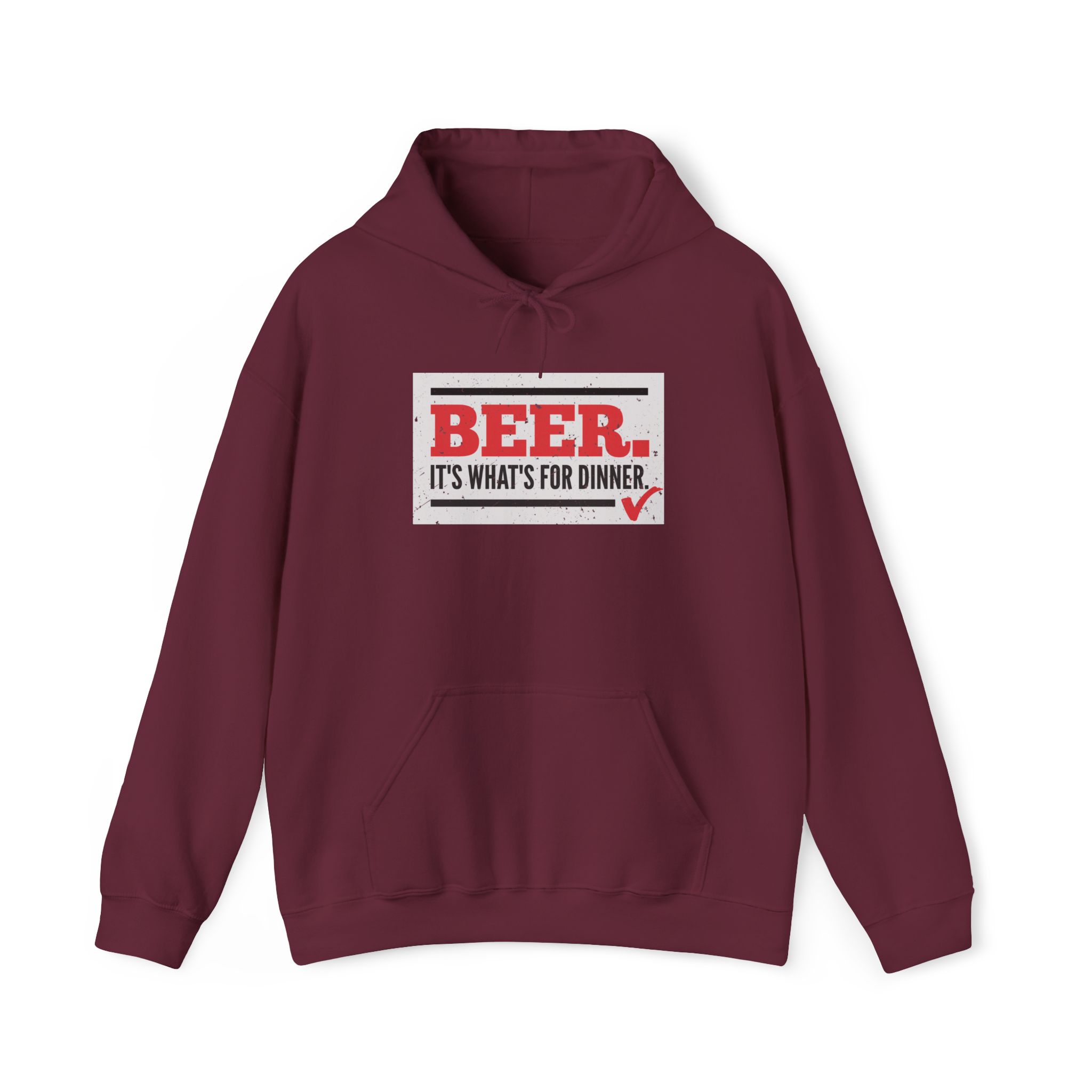 beer it's what's for dinner funny drinking hoodie