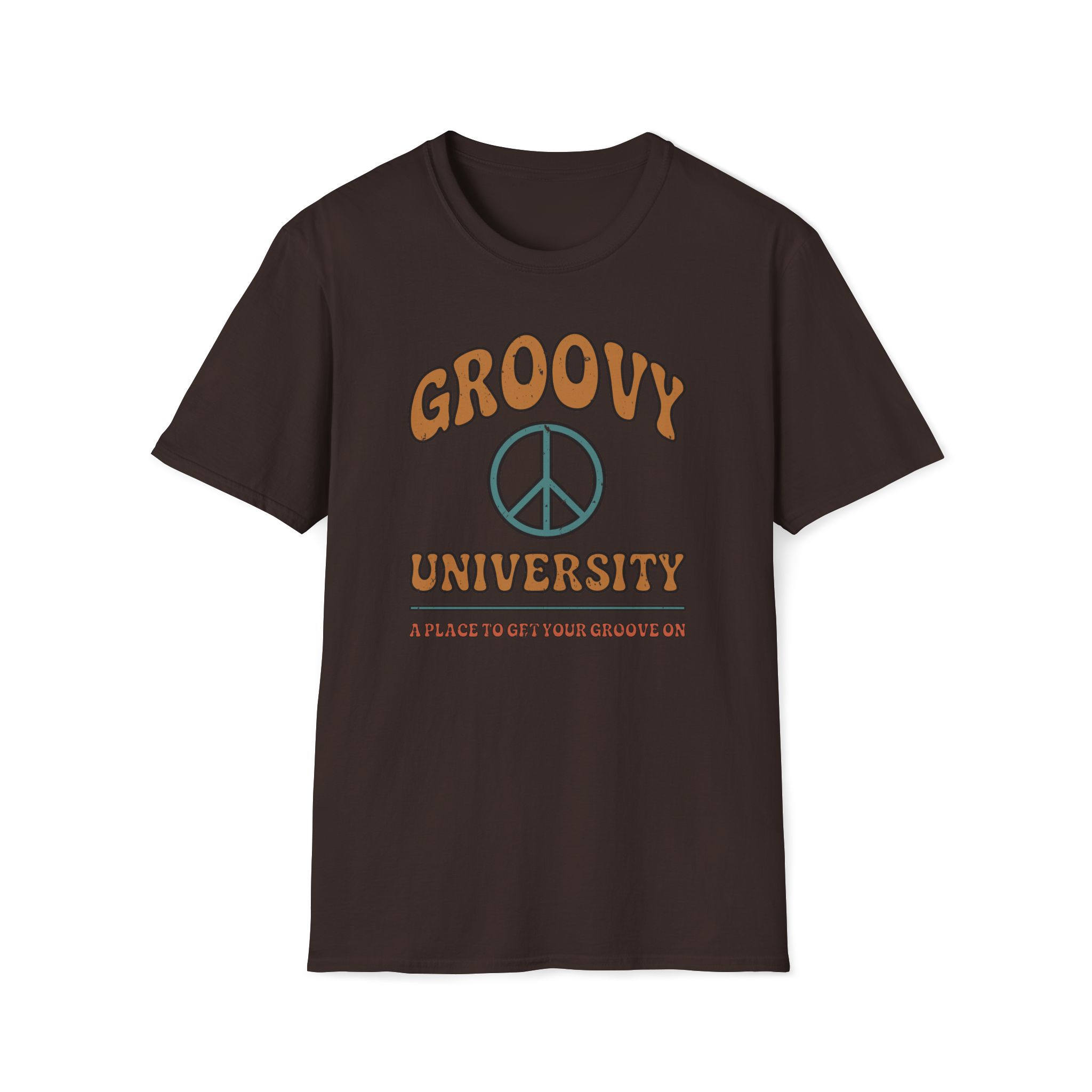 groovy university a place to get your groove on vintage tee
