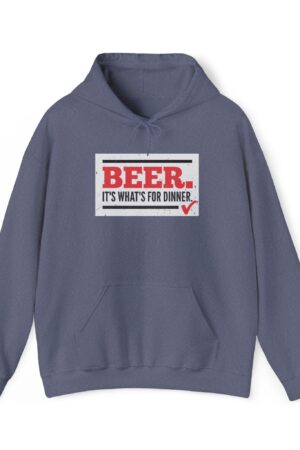 beer it's what's for dinner funny drinking hoodie