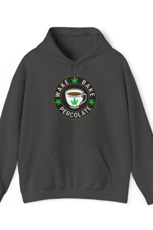 wake bake percolate 420 hoodie