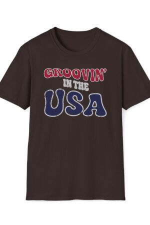groovin' in the usa funny vintage tee