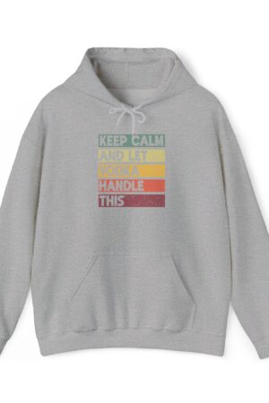 keep calm and let vodka handle this funny drinking hoodie