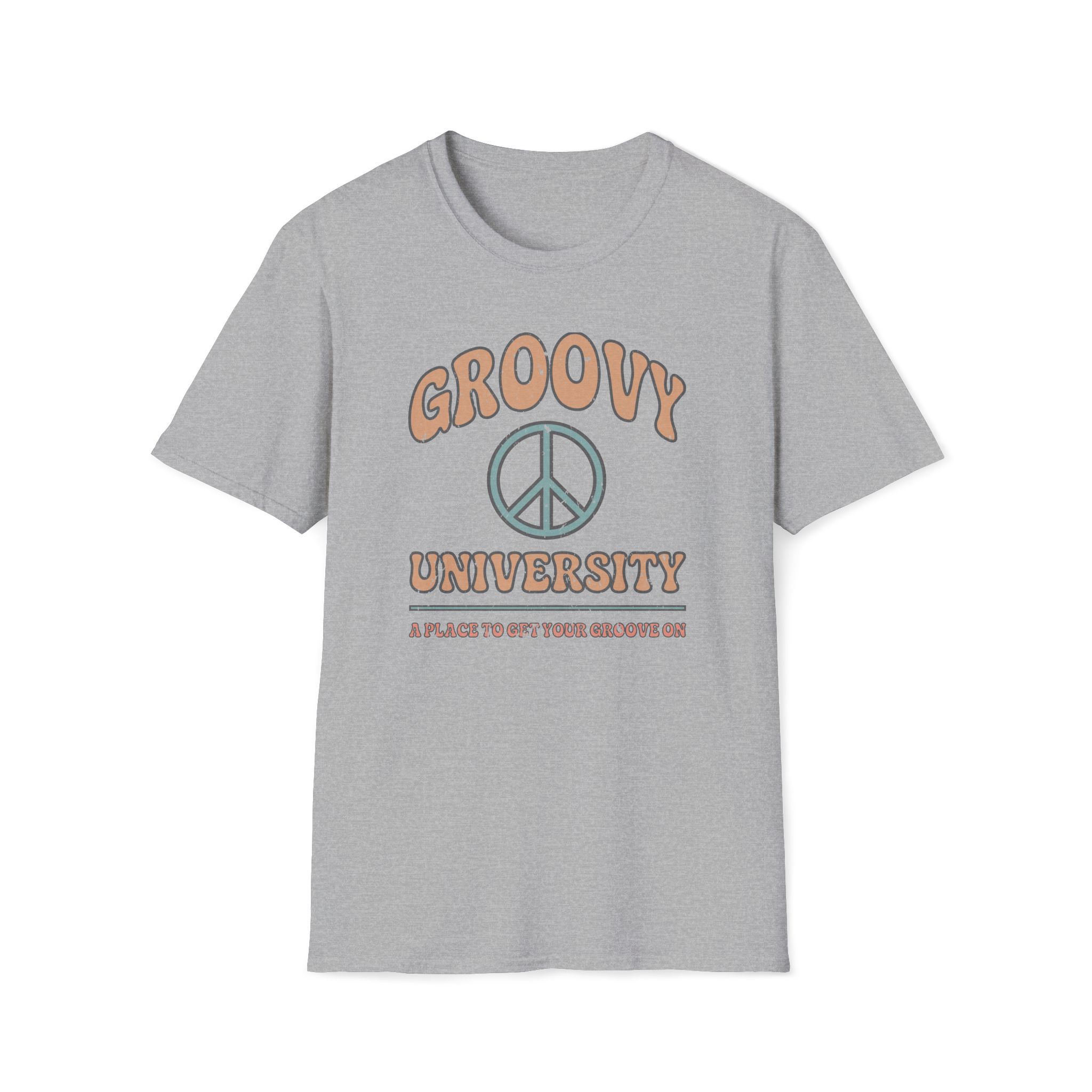 groovy university a place to get your groove on vintage tee