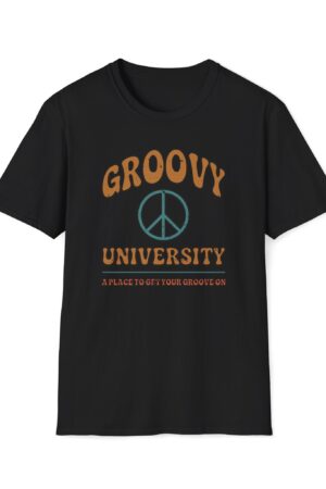 groovy university a place to get your groove on vintage tee