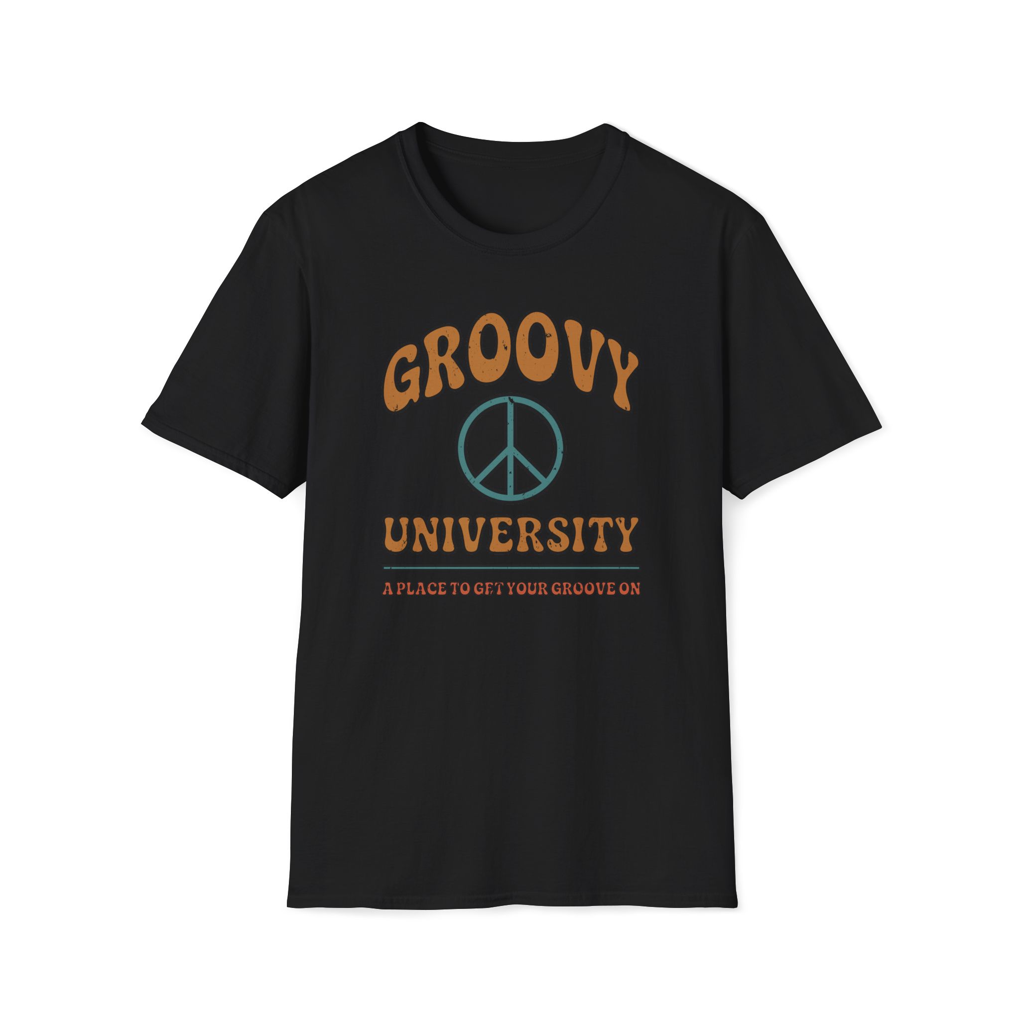 groovy university a place to get your groove on vintage tee