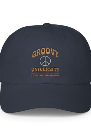 groovy university a place to get your groove on classic dad hat