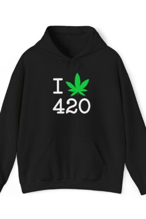 i love 420 stoner hoodie