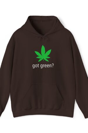 got green? stoner hoodie