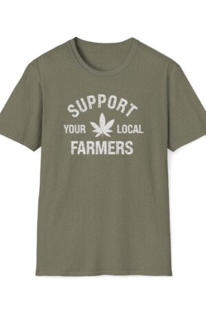 support your local farmers 420 tee