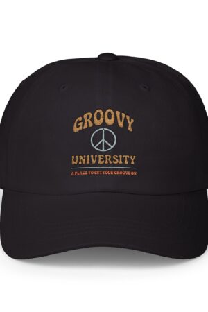 groovy university a place to get your groove on classic dad hat