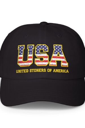 usa united stoners of america embroidered 420 dad hat