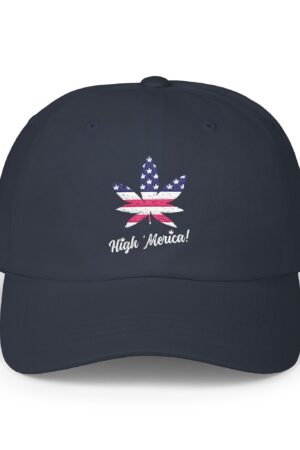 high 'merica! embroidered 420 dad hat