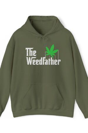 the weedfather 420 stoner hoodie