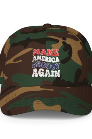 make america groovy again classic dad hat