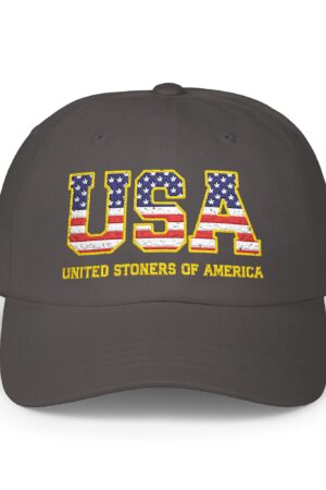 usa united stoners of america embroidered 420 dad hat