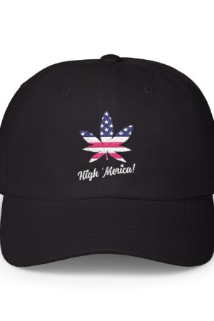 high 'merica! embroidered 420 dad hat