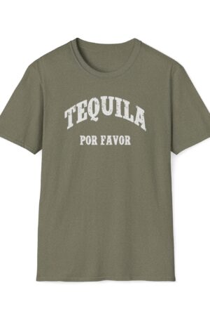 tequila por favor funny drinking tee