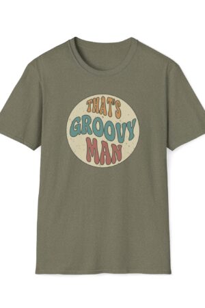 that's groovy man funny vintage tee