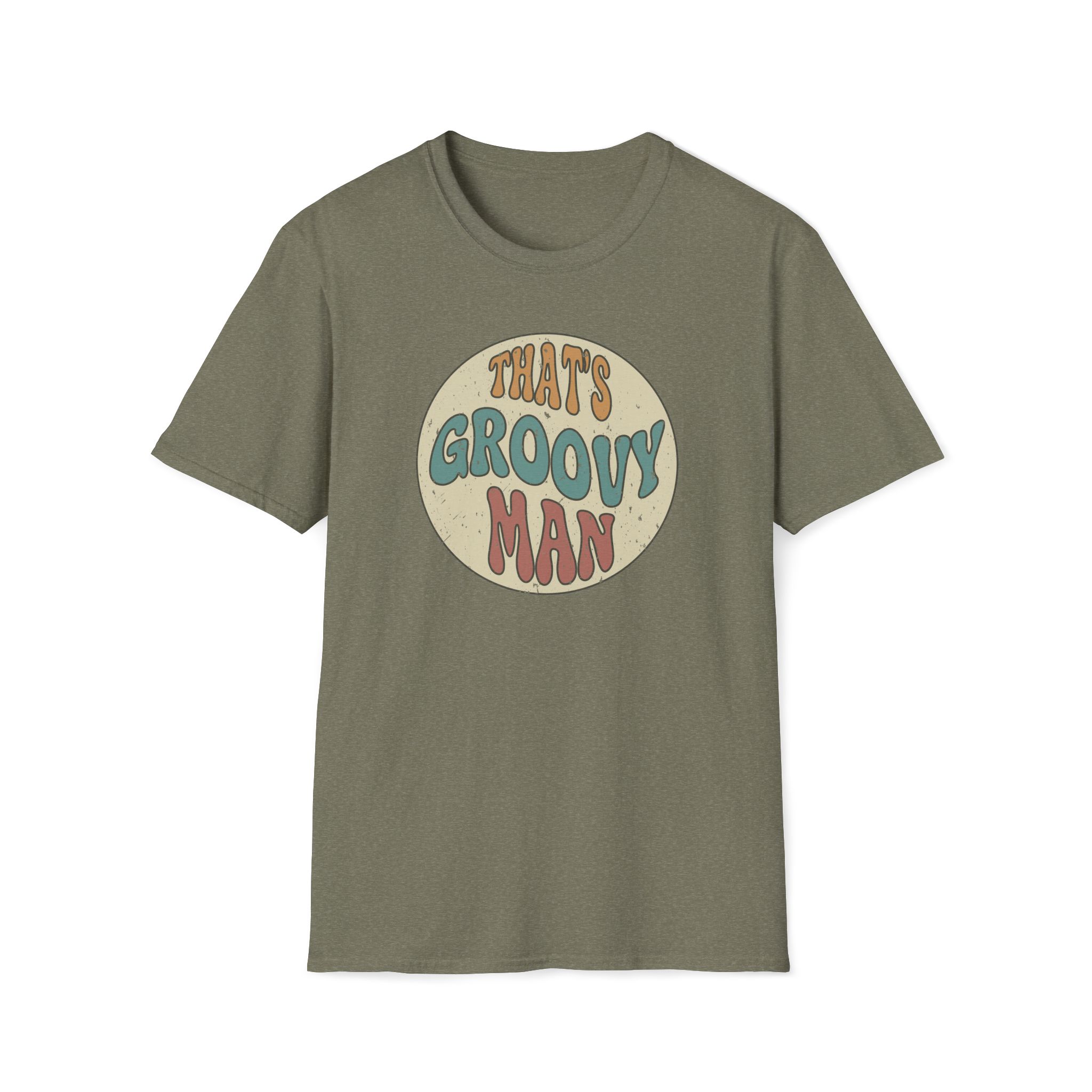 that's groovy man funny vintage tee