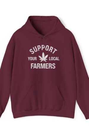 support your local farmers stoner hoodie