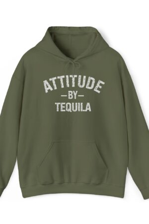 attitude by tequila funny drinking hoodie