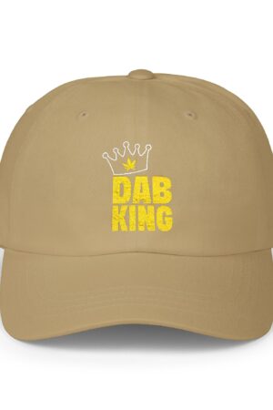dab king embroidered 420 dad hat
