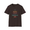 keep calm and groove on funny vintage tee
