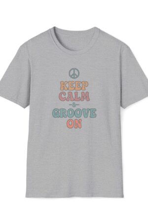 keep calm and groove on funny vintage tee