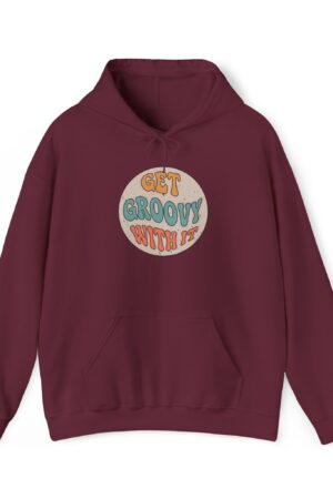 get groovy with it funny retro hoodie